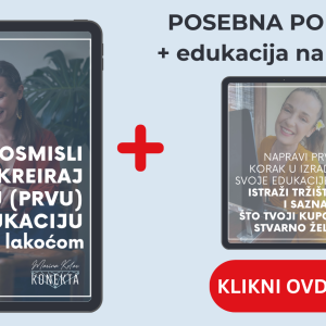 Osmisli i kreiraj svoju (prvu) edukaciju s lakoćom + poklon